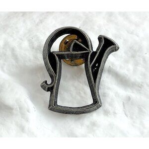 Ann Clark Pewter Watering Can 1996 Inspired Vintage Brooch Pin